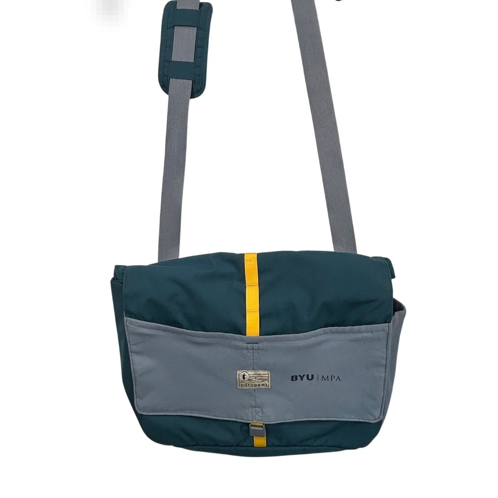 Cotopaxi Messenger Bag BYU MPA Brigham Young University Laptop Shoulder Teal